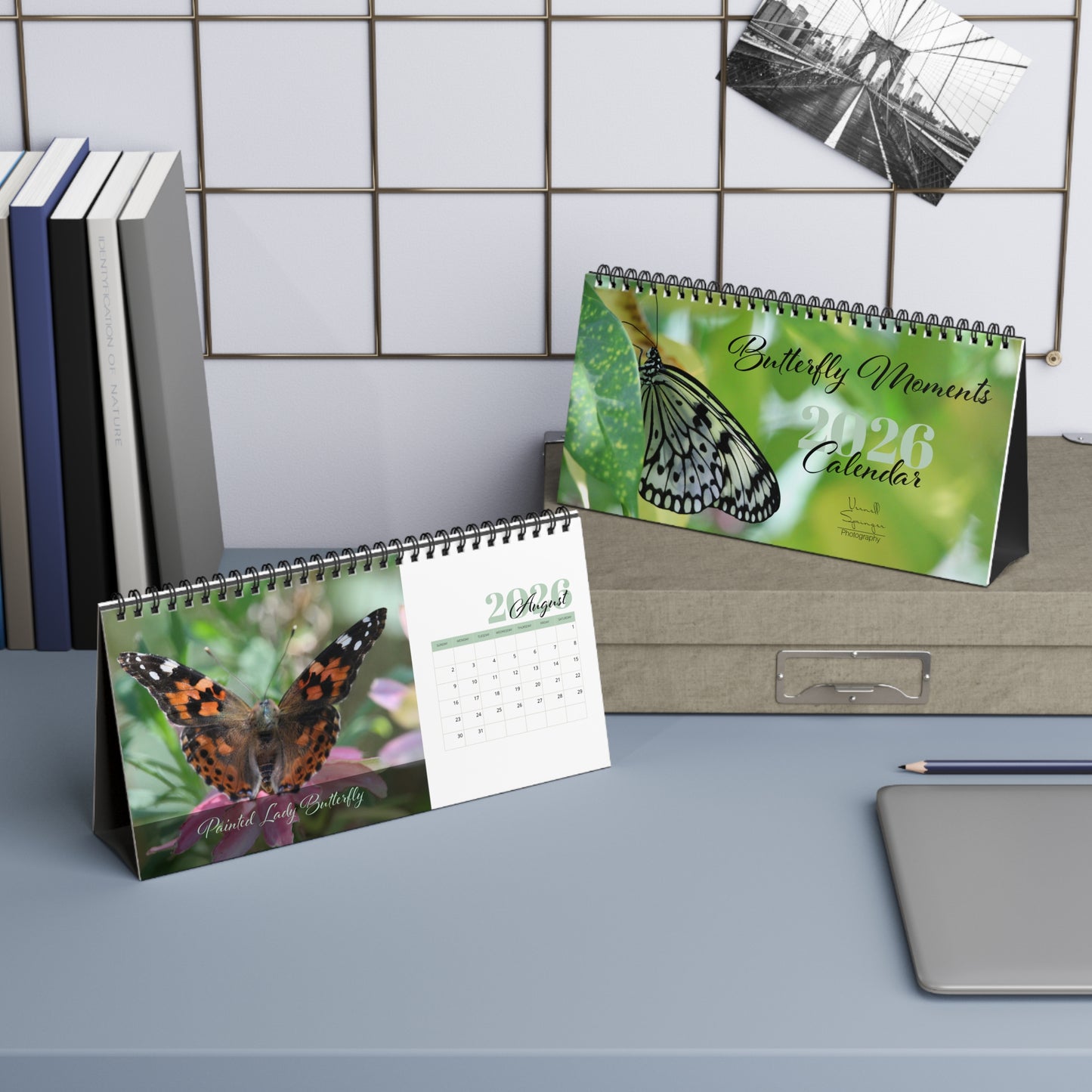 Butterfly Moments 2026 Desktop Calendar