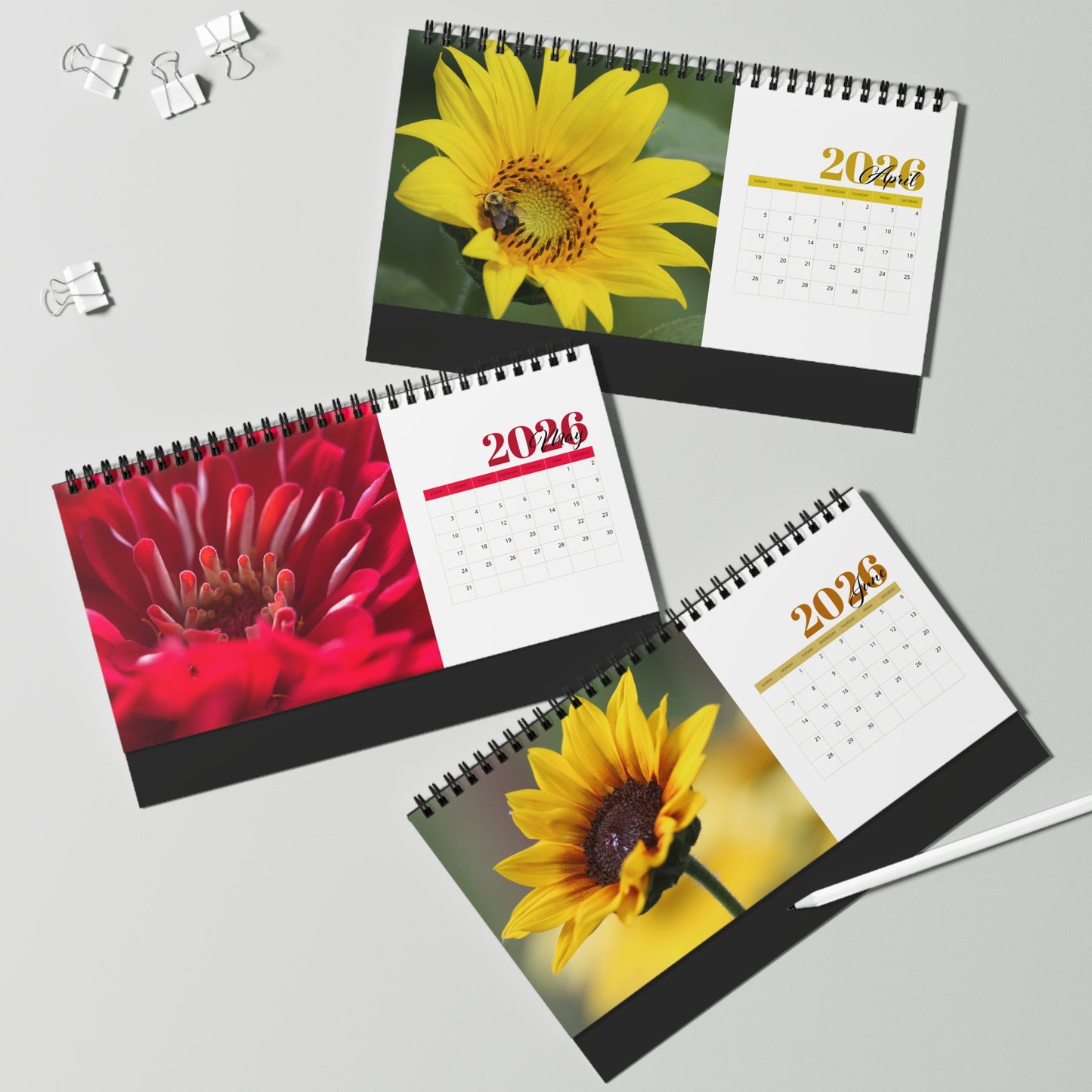 Petal Planner 2026 Desktop Calendar