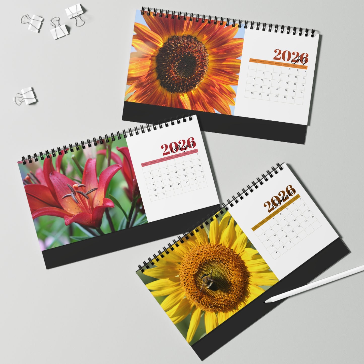 Petal Planner 2026 Desktop Calendar