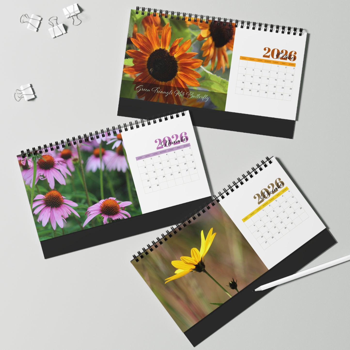 Petal Planner 2026 Desktop Calendar