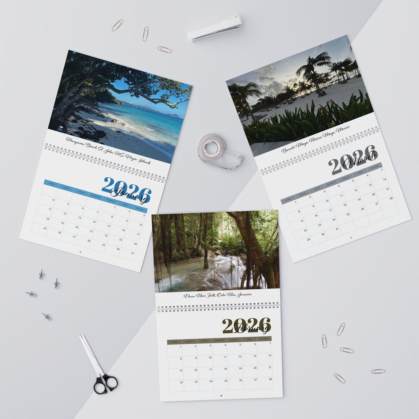 Seascapes 2026 Wall Calendar