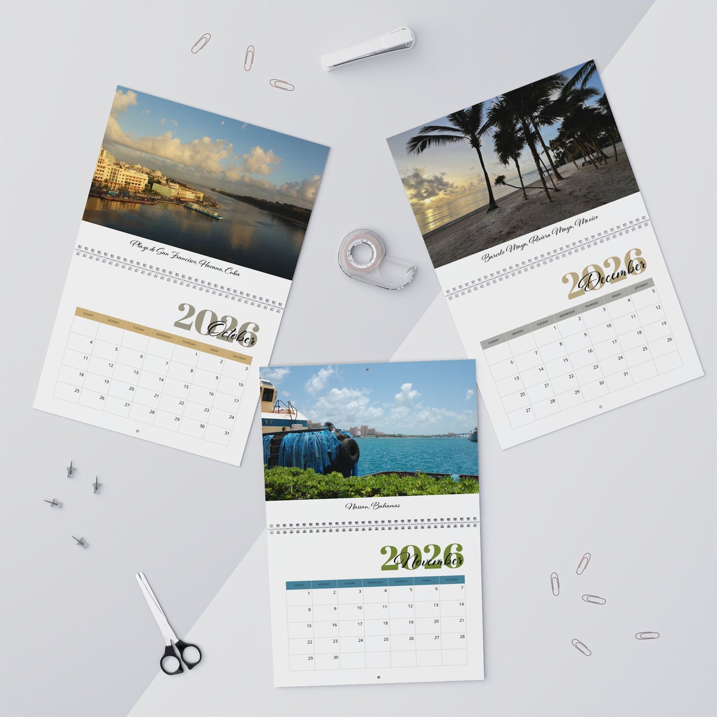 Seascapes 2026 Wall Calendar