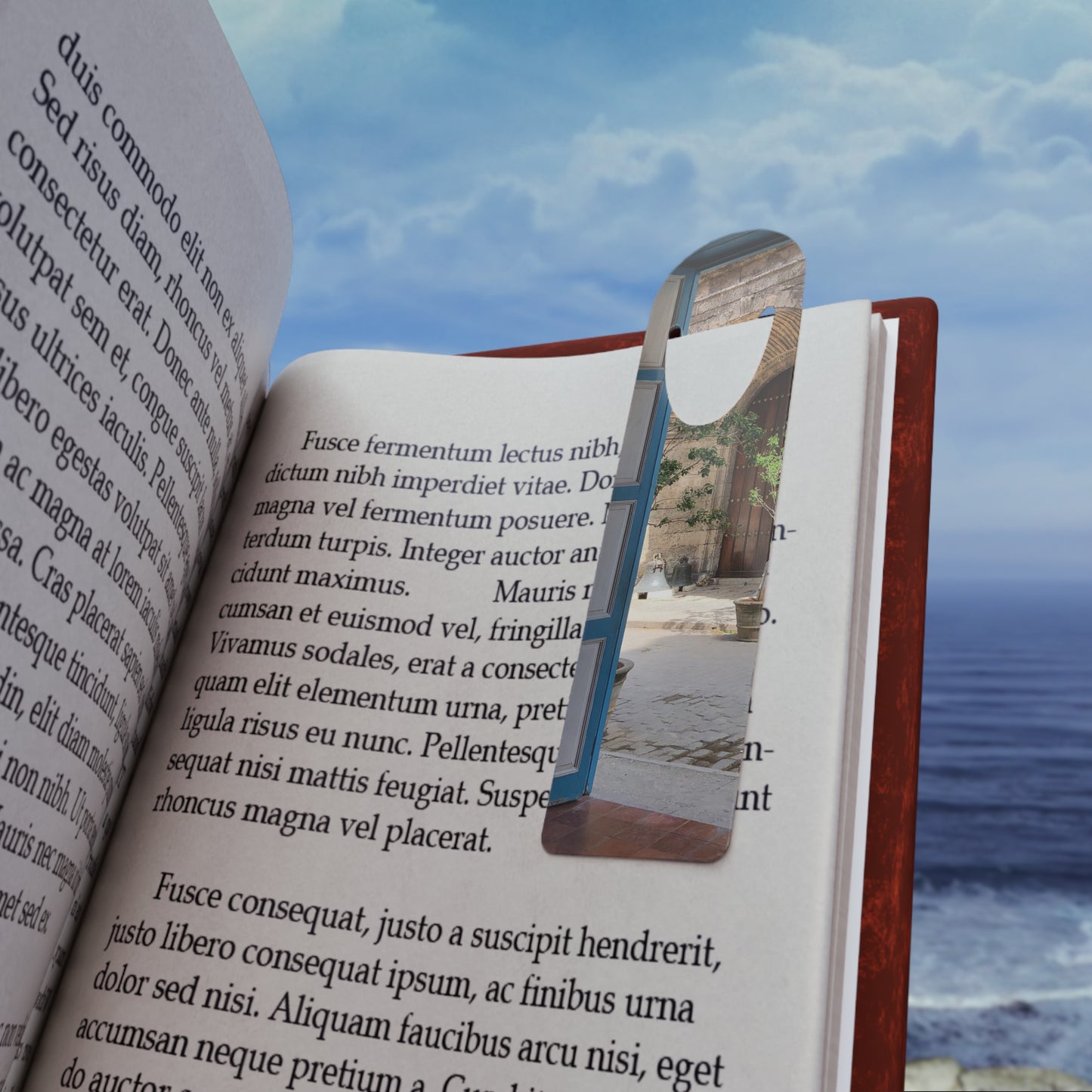 Havana Doorway Aluminum Bookmark – Plaza de San Francisco de Asís, Reading Accessory, Book Lover Gift