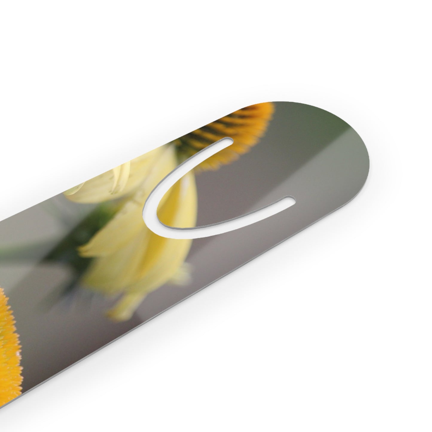 Yellow Coneflower Aluminum Bookmark, Reading Accessory, Book Lover Gift