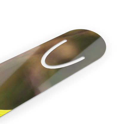 Yellow Sunflower (2) Aluminum Bookmark