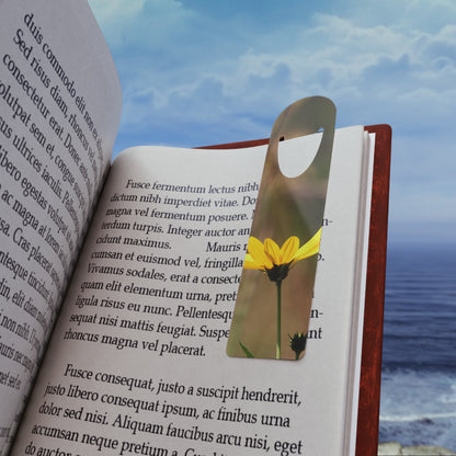 Yellow Sunflower (2) Aluminum Bookmark