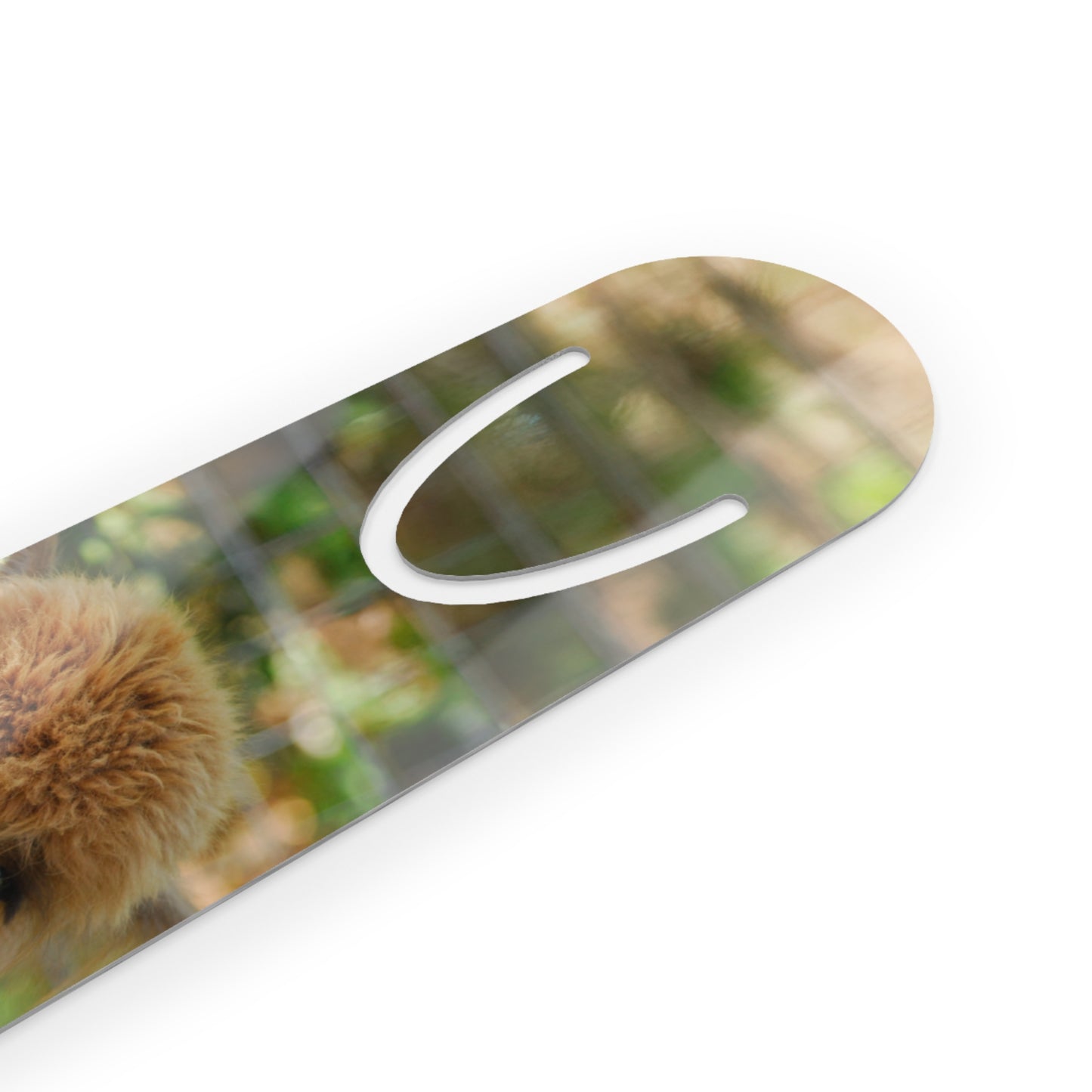 South American Alpaca Aluminum Bookmark