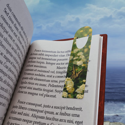 Yellow Swallowtail Butterfly Aluminum Bookmark