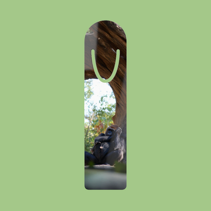 Western Lowland Gorilla Aluminum Bookmark