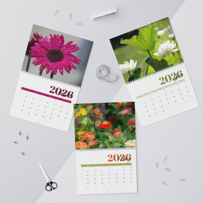 Floral Blossom 2026 Wall Calendar