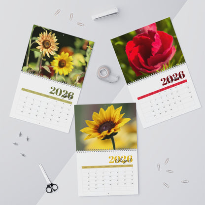 Floral Blossom 2026 Wall Calendar