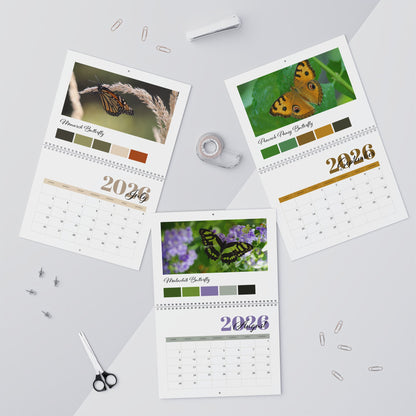 Butterfly Bliss 2026 Wall Calendar