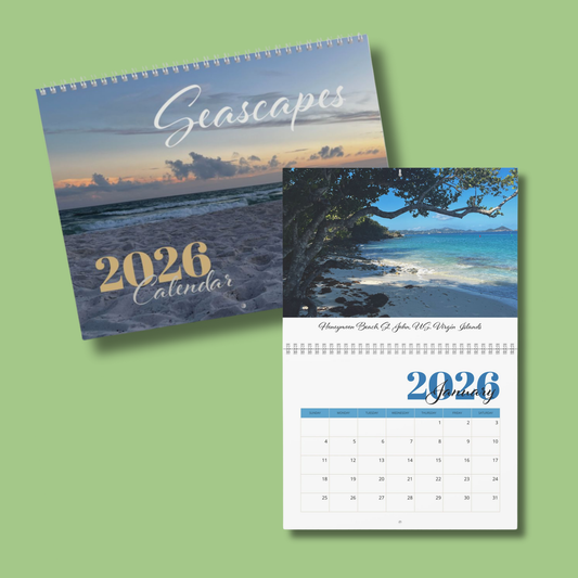 Seascapes 2026 Wall Calendar